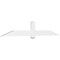 Ekena Millwork Eugene Architectural Grade PVC Gable Bracket, 96"W x 16"H x 2"D x 6"F, 4/12 Pitch GBP096X16X0206EUG00 - alternate 1